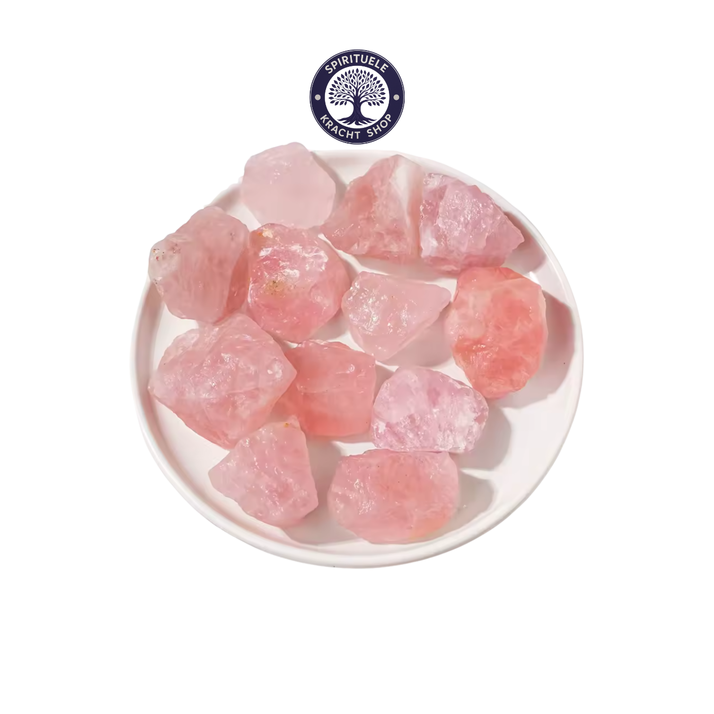 Ruwe Rozenkwarts Edelstenen