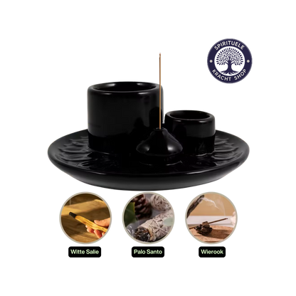 4-in-1 Wierookbrander & Kaarshouder