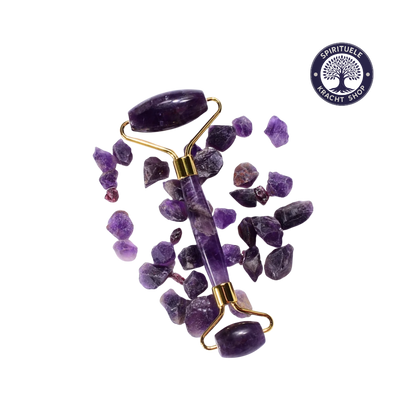 Amethist Gezichtsroller & Gua Sha Set