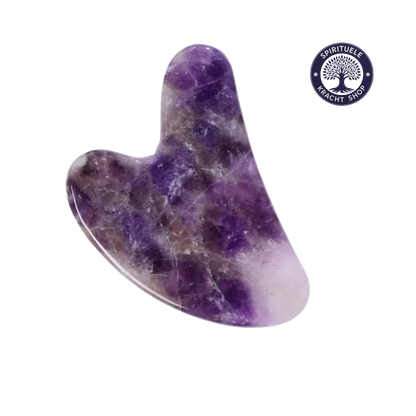 Amethist Gezichtsroller & Gua Sha Set