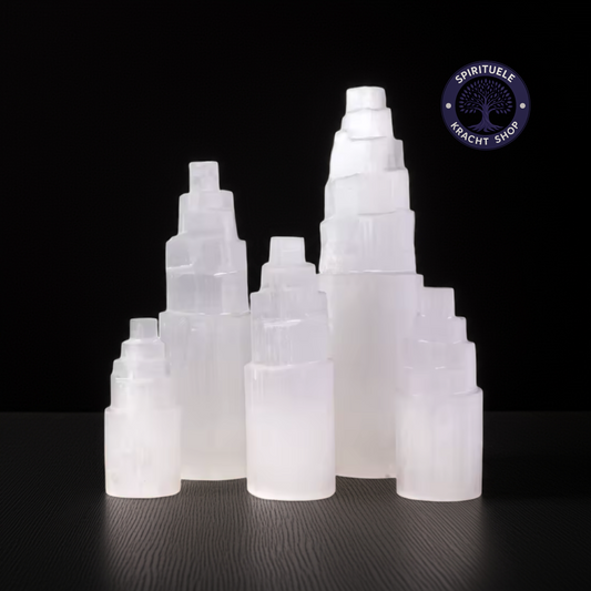 Natuurlijke Seleniet Toren Kristal