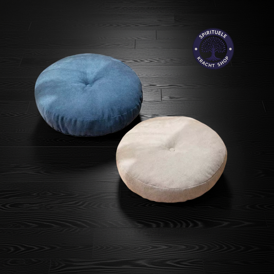 Rond meditatiekussen 47cm | Yoga vloerzitkussen voor mindfulness