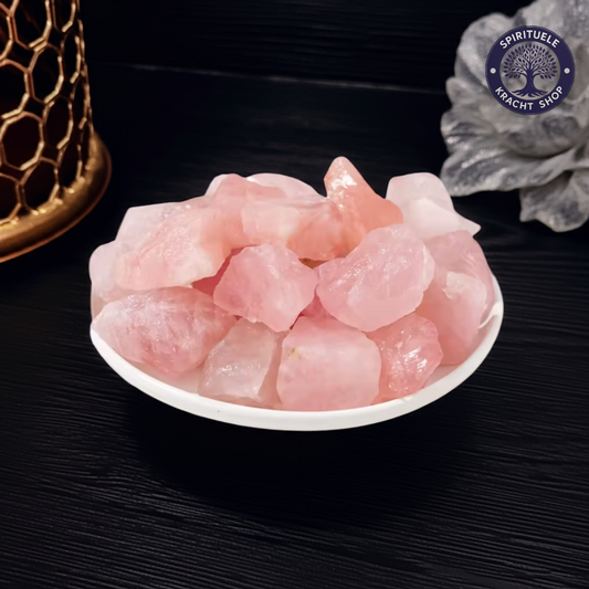 Ruwe Rozenkwarts Edelstenen