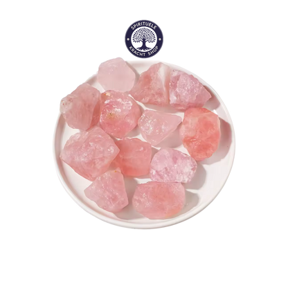 Ruwe Rozenkwarts Edelstenen